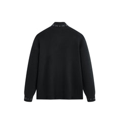 Men's Jacquard Wool-Blend Knit Cardigan