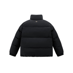 Men's Short Black-Gold Puffer Jacket