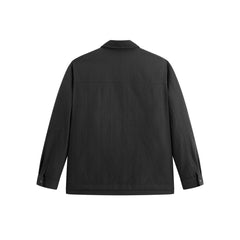 Men's Allover Black Tonal Jacquard Down Jacket