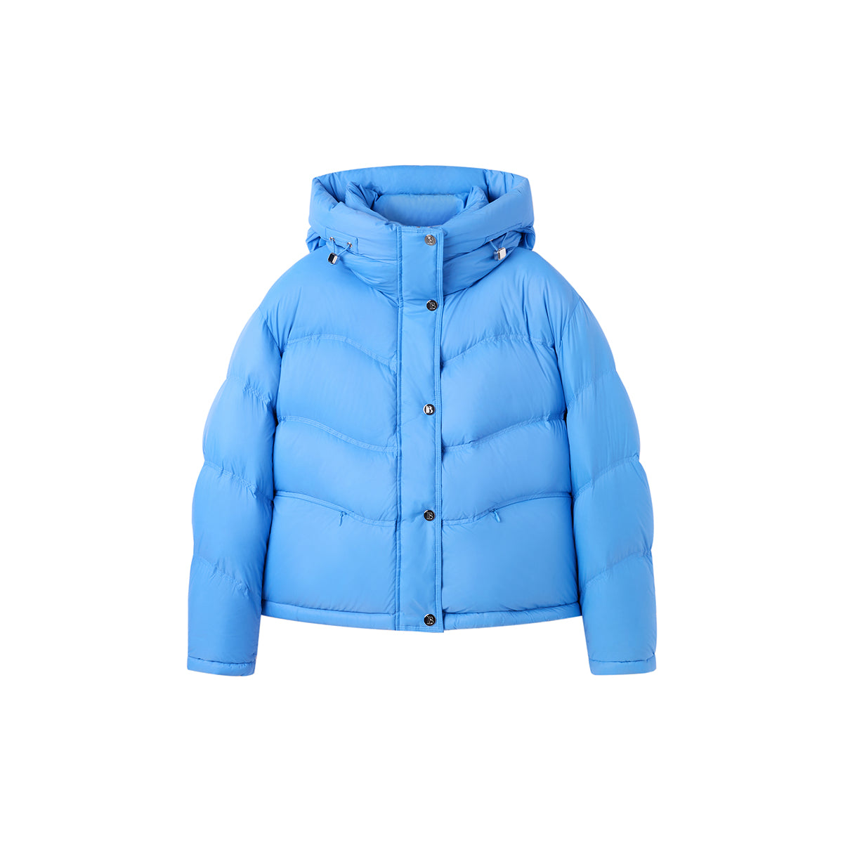 Women's Quilted Hooded Crop Puffer Jacket