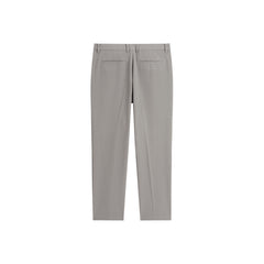 Men's Drapey Straight-Leg Suit Pants