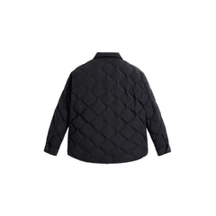 Men's Embossed Label Puffer Jacket