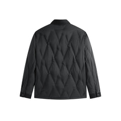 Men's Goose Down Denim-Panel Shirt Jacket