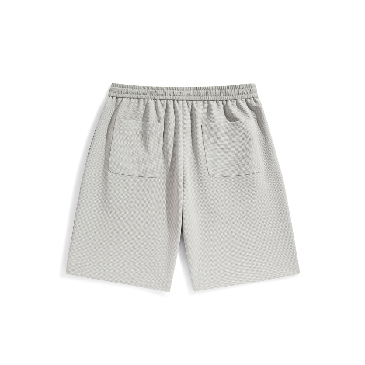 Men's Textured Shorts with Drawstring Waist
