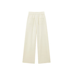 Women's Drawstring-Waist Oversized Curved-Leg Pants