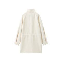 Women's Trench-Style Double-Face Pure Wool Coat