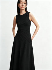 Women's commuter asymmetrical dress