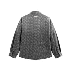 Men's Gradient Jacquard Long-Sleeve Shirt