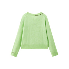 Women's Wool-Blend V-Neck Knit Sweater