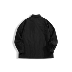 Men's Textured Fabric Shirt Jacket