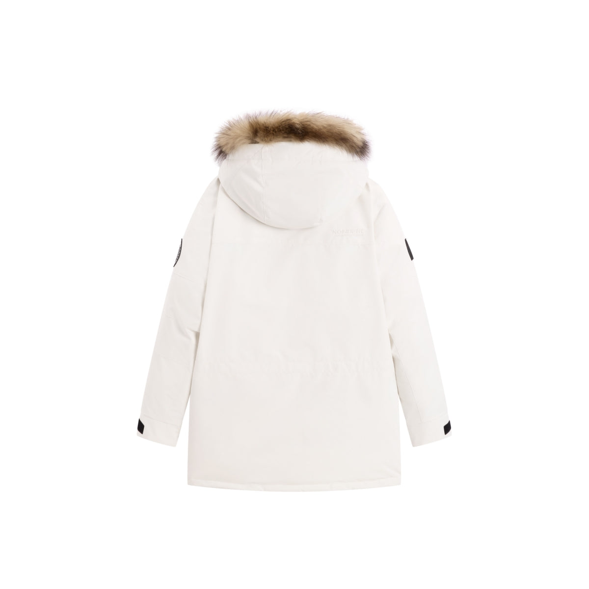 Men's Parka Down Coat With Racoon Dog Fur Collar