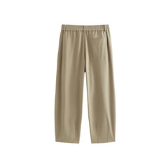 Men's Striped Textured Wide-Leg Trousers