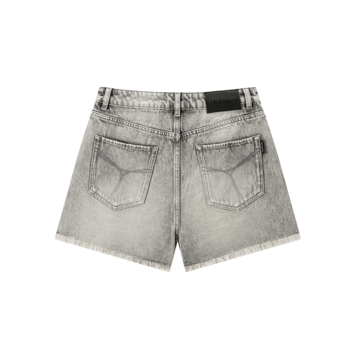 Women's Vintage-Washed Frayed Denim Shorts