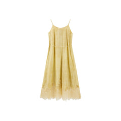 Women's Lace Jacquard Spliced Cami Dress
