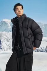 Men's 95% Down Diamond-Quilted Puffer Jacket