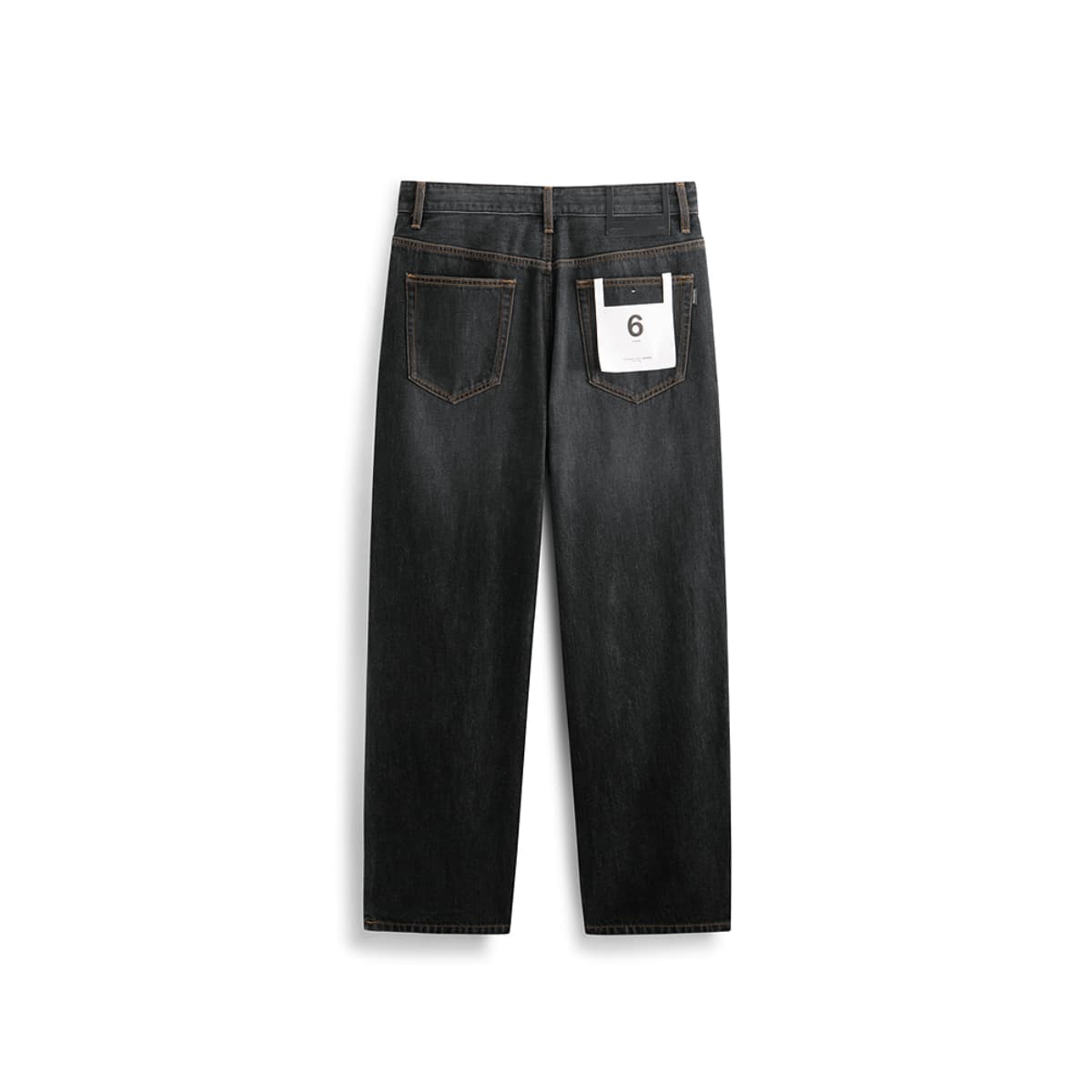 Men's Ombre Cotton-Blend Wide-Leg Jeans