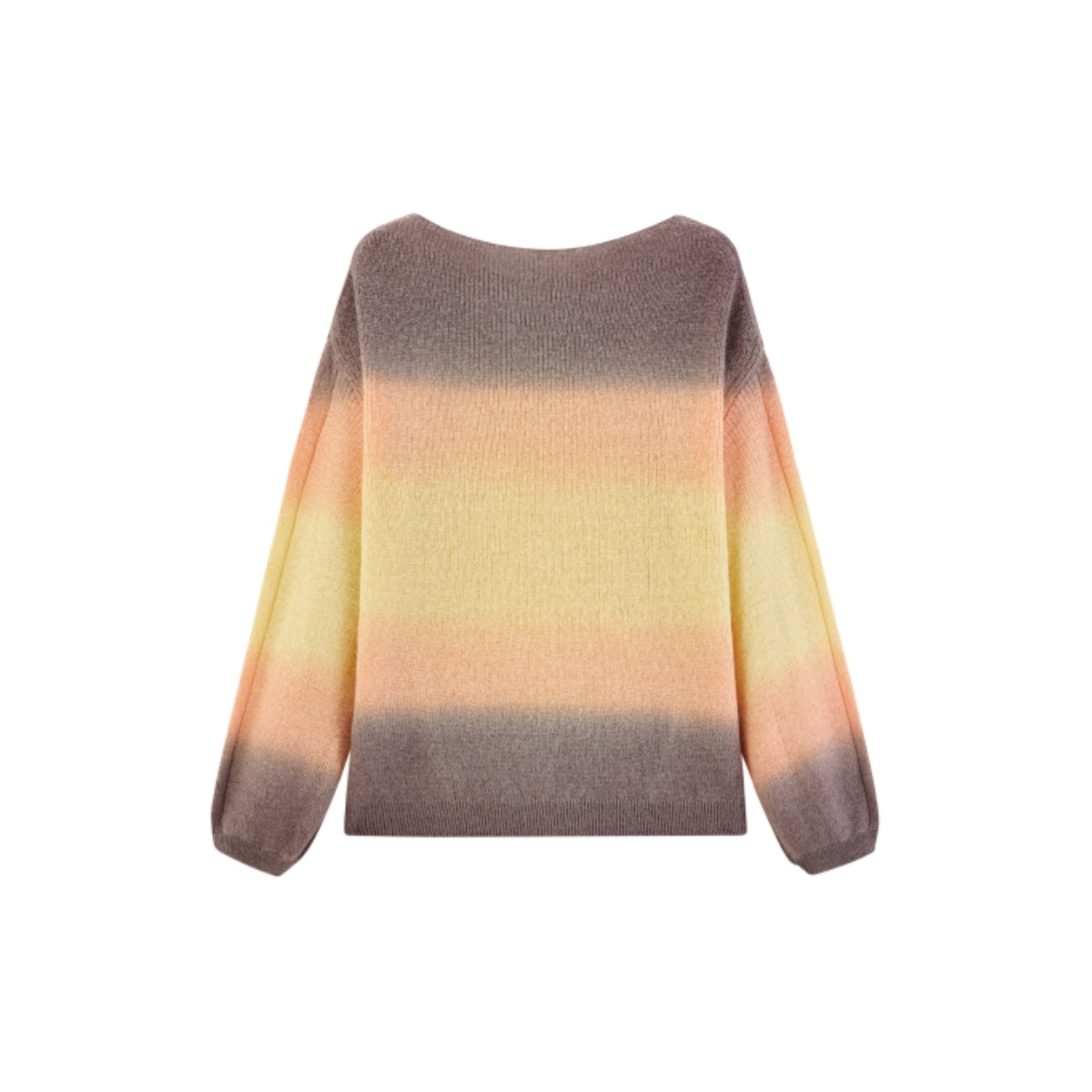 Women's Gradient Slash Neck Sweater