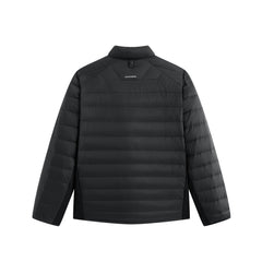 Men's Dual-Fabric Quilted Puffer Jacket