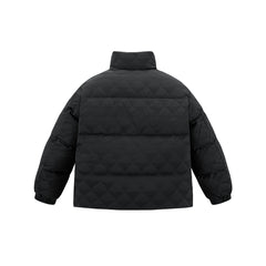 Men's Allover Tonal Printed Puffer Jacket