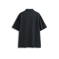 Men's Contrast Textured Polo Shirt