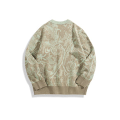 Men's Jacquard Pullover Sweater