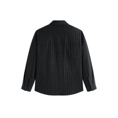 Men's Plaid Jacquard Shirt