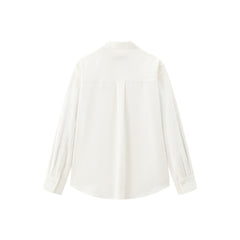 Women's Linen-Blend Long-Sleeve Shirt