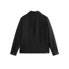 Men's Textured Tweed-Inspired Jacket