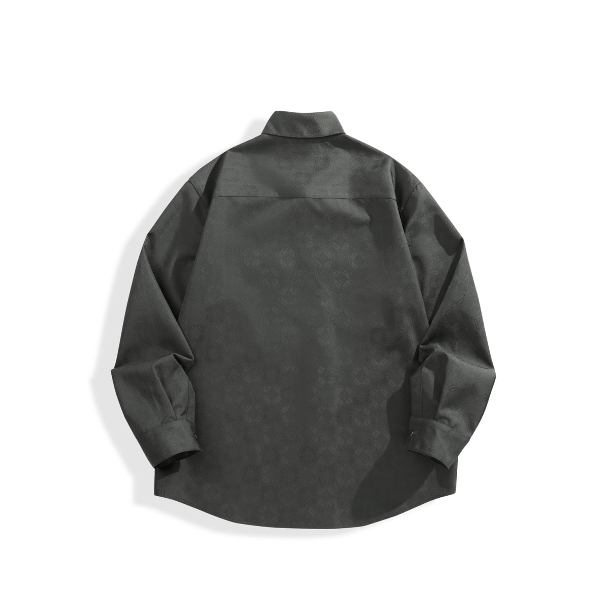 Men's Subtle Patterned Textured Jacquard Shirt