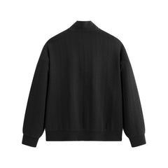 Men's Cable-Textured Half-Zip Sweatshirt