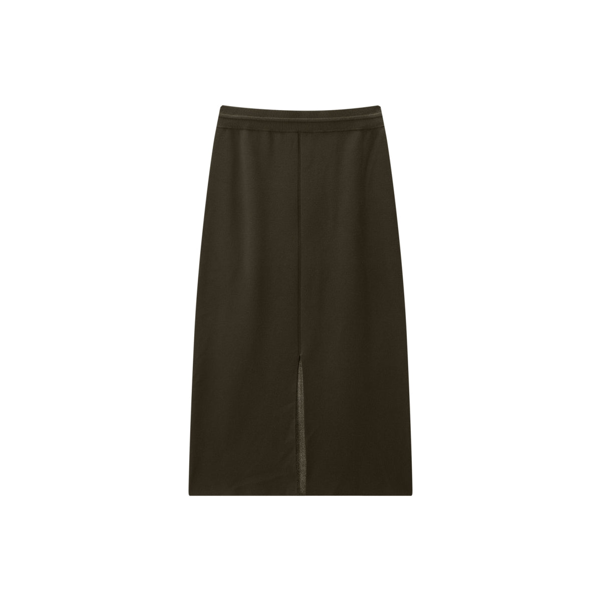Women's Sporty Contrast Knit Skirt