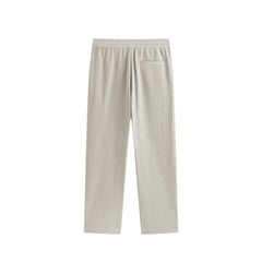 Men's Textured Straight-Leg Sweatpants