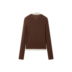 Women's Colorblock Layered-Look Polo T-Shirt