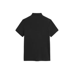 Men's Slim Cooling Polo Shirt with Gold Thread Embroidery