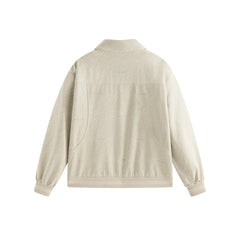 Men's Stretch Faux Suede Jacquard Jacket