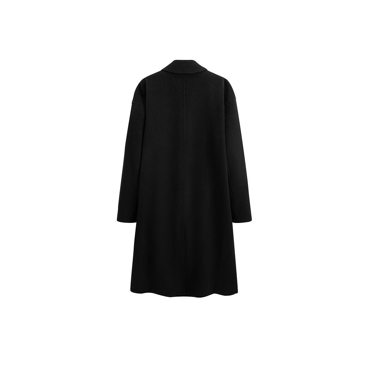 Men's Loose Fit Wool Coat