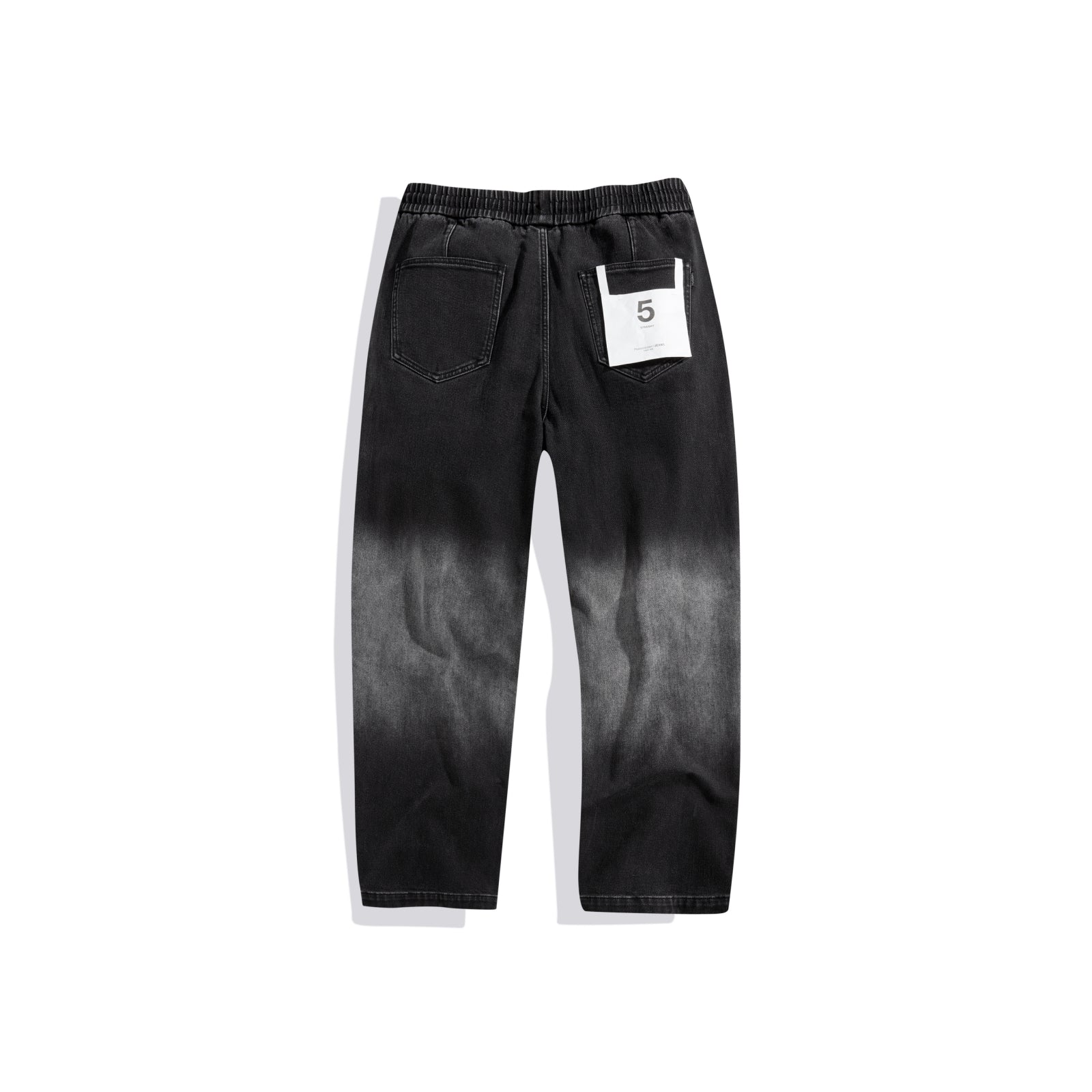 Men's Gradient Bleached Straight Jeans