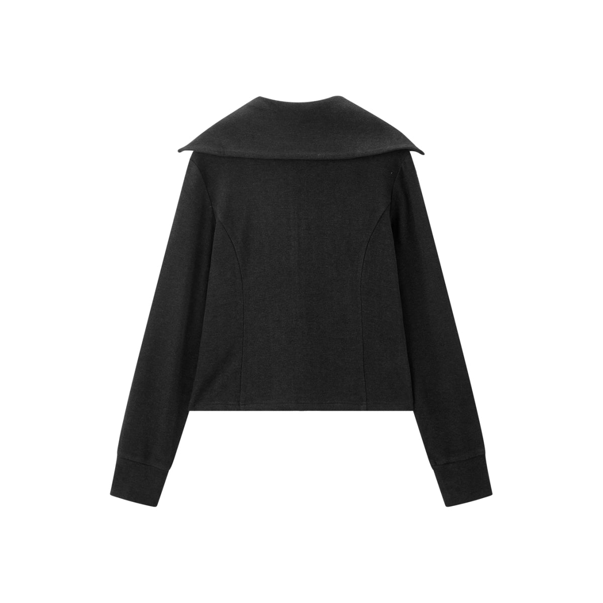 Women's Wide-Lapel Long-Sleeve Knit Cardigan