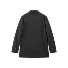 Women's Double-Breasted Peak-Lapel Blazer