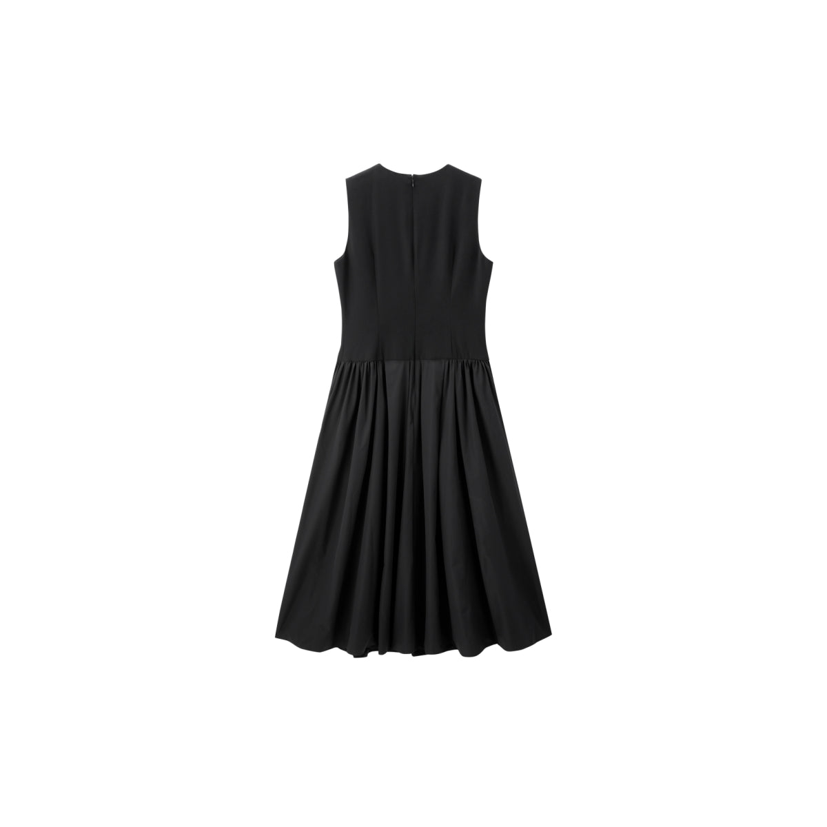 Women's Black Sleeveless Beaded Dress