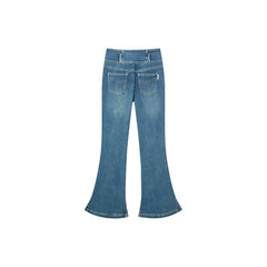 Women's High Waist Flare Jeans