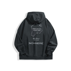 Men's Printed and Embroidered Hoodie