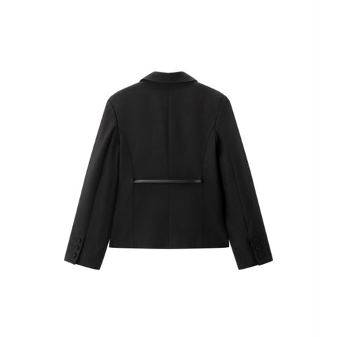 Women's Commuter Blazer with Detachable Belt