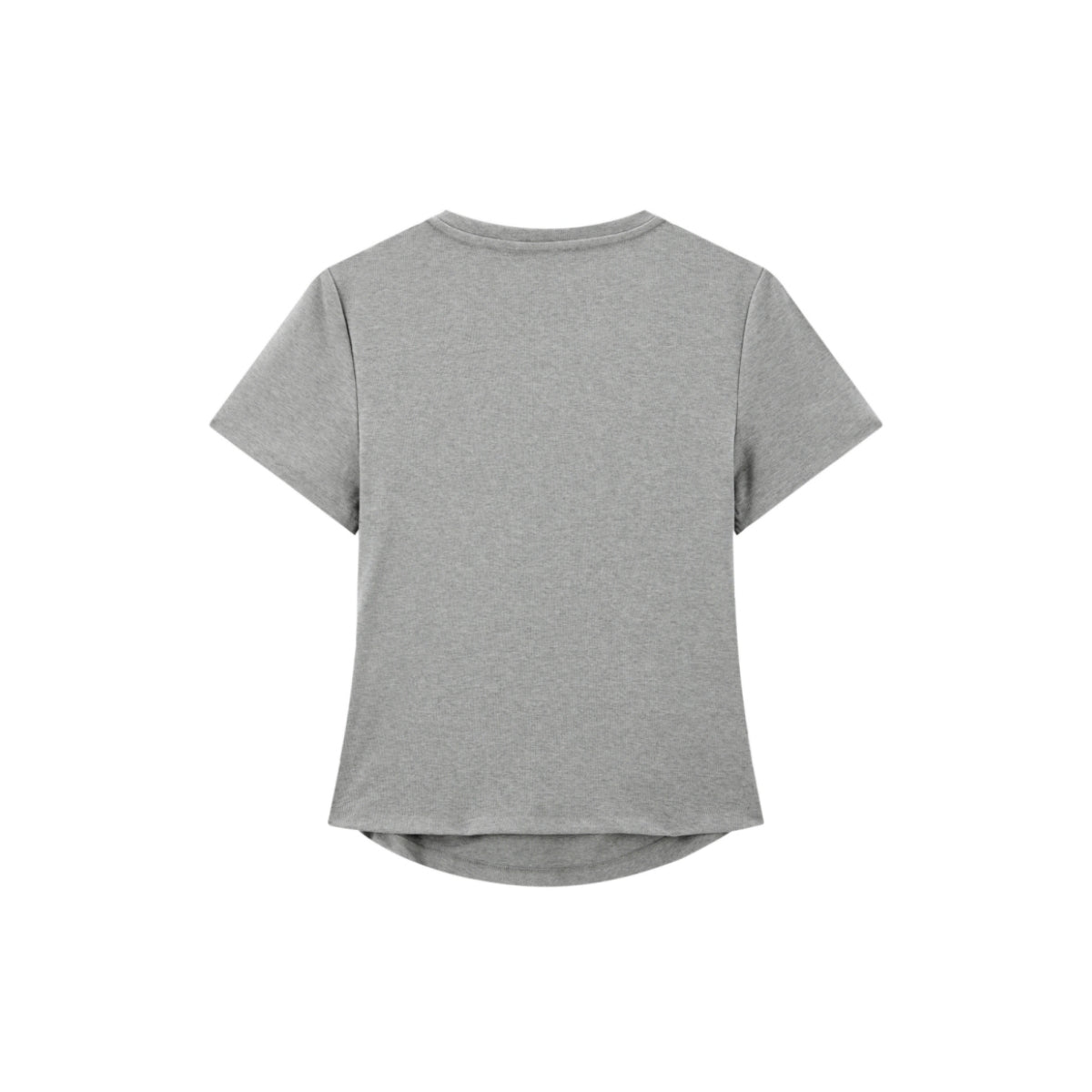 Women's Pleated T-Shirt with Henley Collar