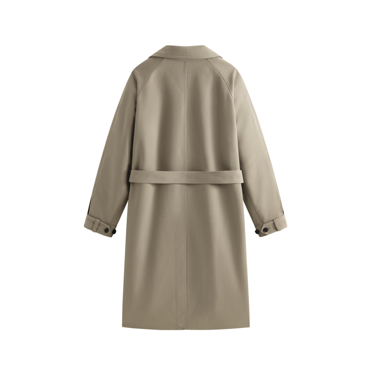 Men's Long Oversized Wool Trench Coat