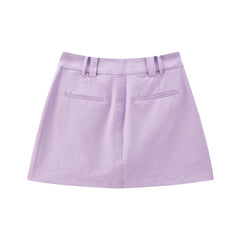 Women's Purple Sport Cargo Skirt