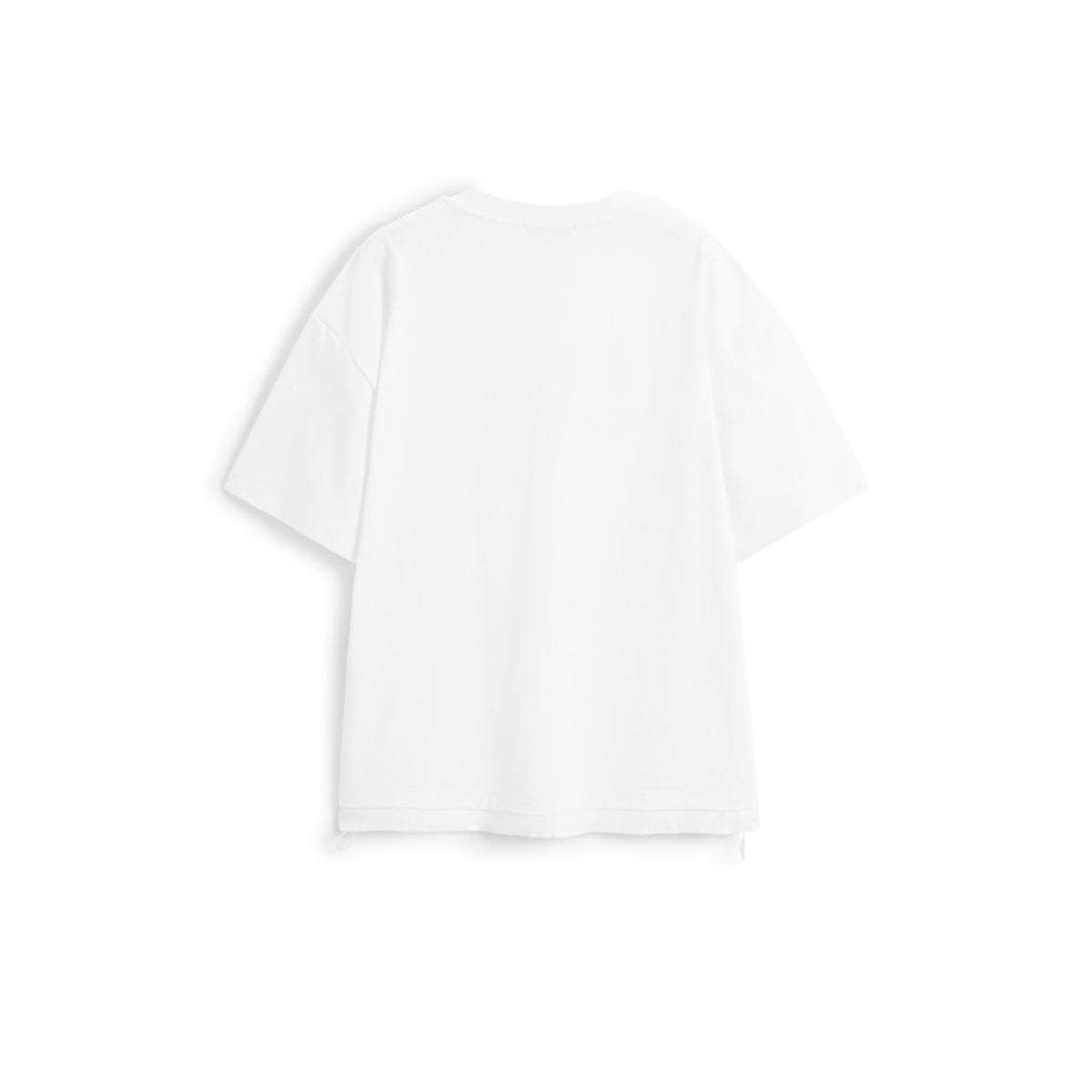 Men's White Utility Pocket Oversized T-Shirt