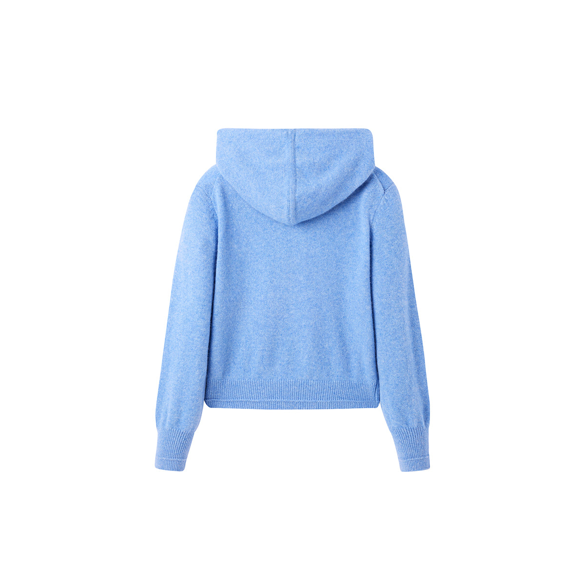 Women's Wool Knitted Hooded Cardigan