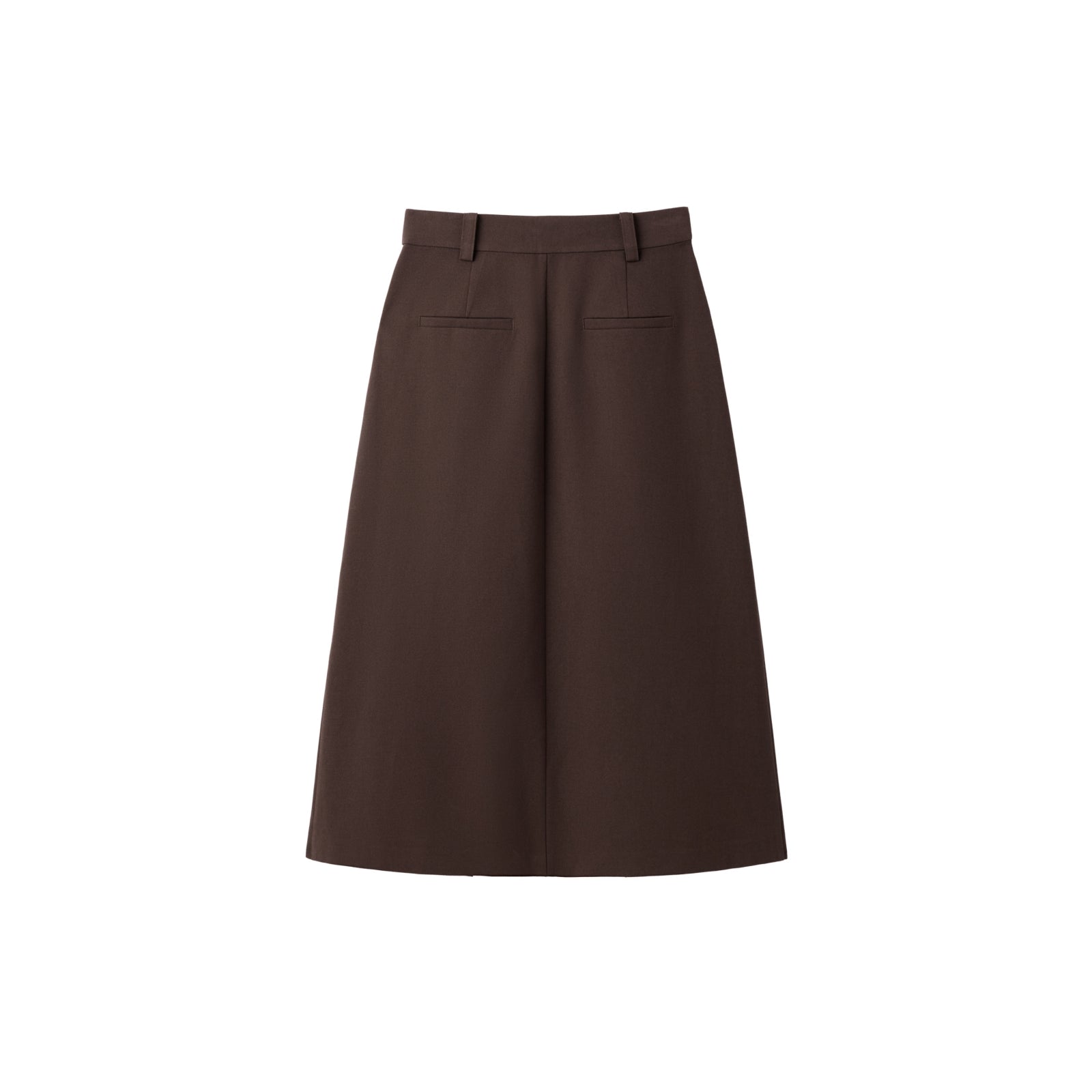 *US Final Sale*Women's Pleated A Line Midi Skirt