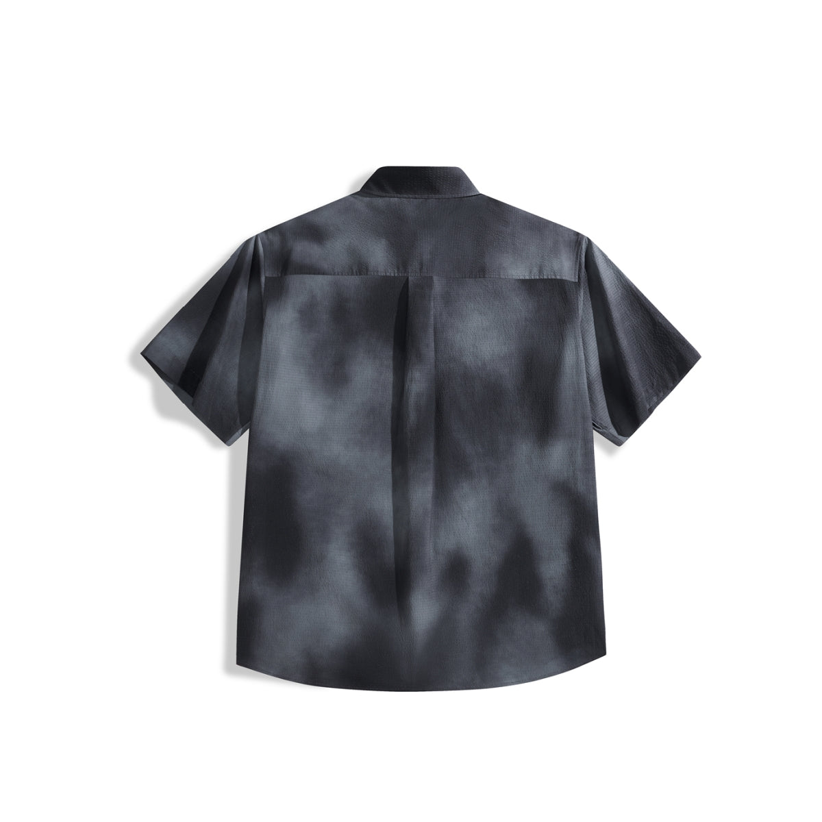 Men's Tie-Dye Utility Shirt with Chest Pockets